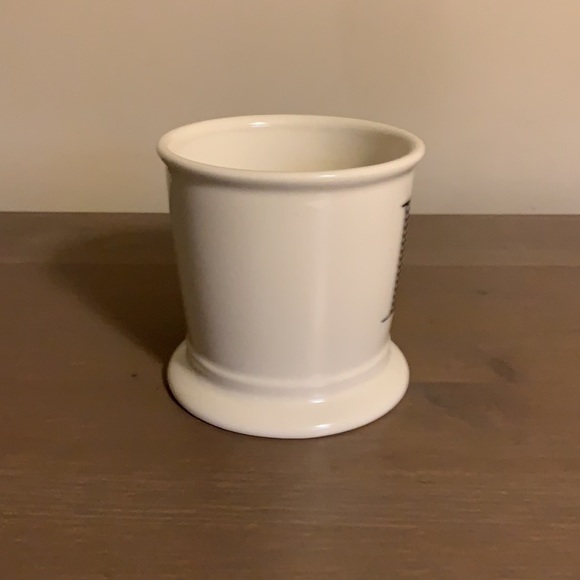 Anthropologie Cream and Black Ceramic Letter R Mug - Picture 5 of 7